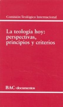 portada La teología hoy: Perspectivas, principios y criterios (DOCUMENTOS)
