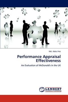 portada performance appraisal effectiveness (en Inglés)