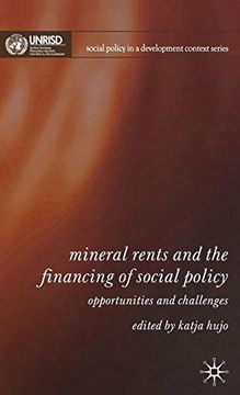 portada Mineral Rents and the Financing of Social Policy (en Inglés)