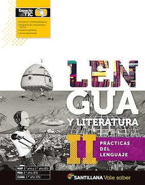 portada Lengua y Literatura 2 Practicas del Lenguaje Santillana Vale Saber