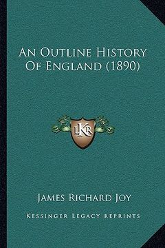 portada an outline history of england (1890)