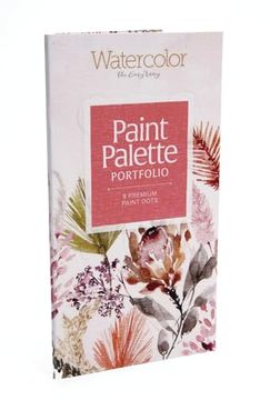 portada Watercolor the Easy way Paint Palette Portfolio Flowers: 9 Premium Paint Dots
