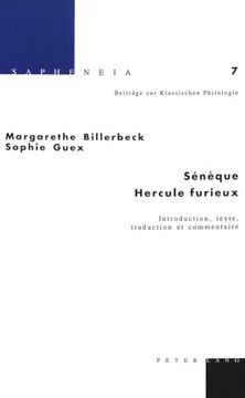 portada Sénèque: Hercule Furieux: Introduction, Texte, Traduction et Commentaire (en Francés)