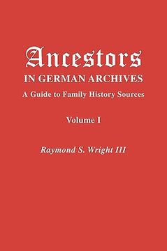 portada ancestors in german archives. volume i (in English)