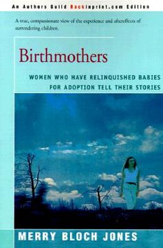 portada birthmothers: women who have relinquished babies for adoption tell their stories