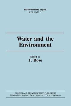 portada water & the environment (en Inglés)
