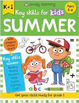 portada Key Skills for Kids: Summer K-G1 (Priddy Learning) (en Inglés)
