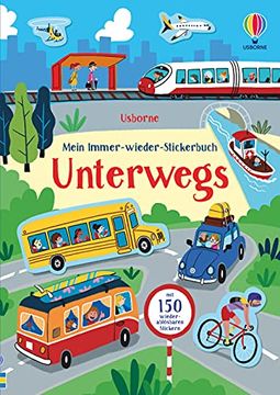 portada Mein Immer-Wieder-Stickerbuch: Unterwegs (in German)
