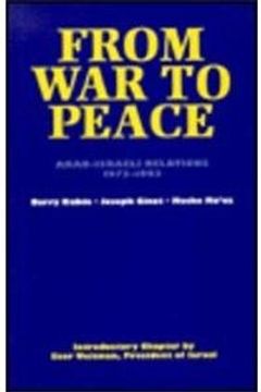 portada From war to Peace: Arab-Israeli Relations 1973-1993 (in English)