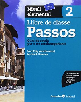 portada Passos 2. Llibre de classe. Nivell elemental: Nivell Bàsic. Curs de català per a no catalanoparlants