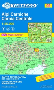 portada Alpi Carniche Carnia Centrale 1: 25 000