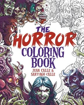 portada The Horror Coloring Book (Sirius Creative Coloring) (en Inglés)