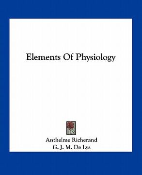 portada elements of physiology (en Inglés)
