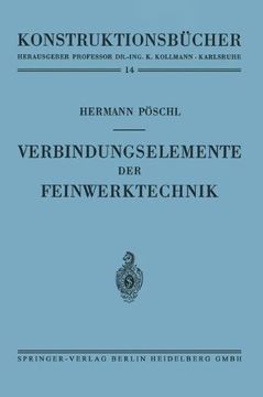 portada Verbindungselemente Der Feinwerktechnik (Konstruktionsbücher)