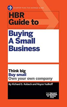 portada Hbr Guide to Buying a Small Business: Think Big, buy Small, own Your own Company (in English)