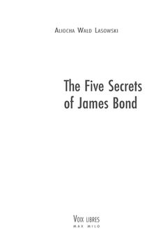 portada The Five Secrets of James Bond (in English)