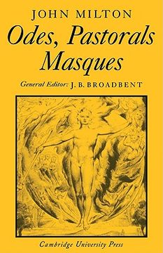 portada odes, pastorals, masques (in English)