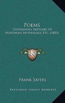 portada poems: containing sketches of northern mythology, etc. (1803) (en Inglés)