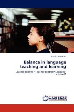 portada balance in language teaching and learning