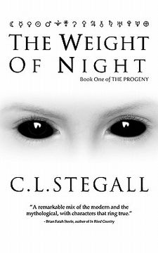 portada the weight of night (en Inglés)