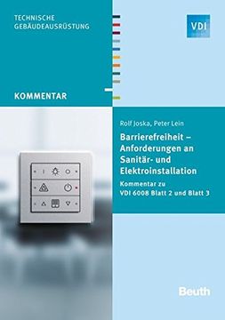 portada Barrierefreiheit - Anforderungen an Sanitär- und Elektroinstallation (en Alemán)