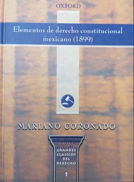 portada Elementos  de derecho Constitucional Mexicano (1899)
