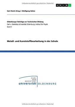 portada Metall- und Kunststoffbearbeitung in der Schule (German Edition)