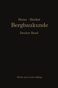 portada Lehrbuch der Bergbaukunde (German Edition)