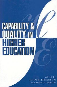 portada capability and quality in higher education (in English)