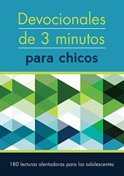 portada Devocionales de 3 Minutos Para Chicos: 180 Lecturas Inspiradoras Para Adolescentes (in Spanish)