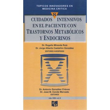 portada cuidados intensivos en el paciente con trastornos metabolicos y endocrinos / vol. 8 / pd. (in Spanish)