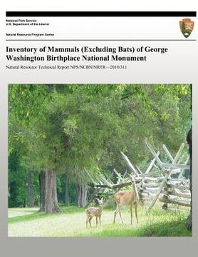 portada Inventory of Mammals (Excluding Bats) of George Washington Birthplace National Monument (en Inglés)