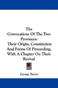 portada the convocations of the two provinces: t