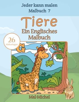 portada Tiere, Ein Englisches Malbuch: 26 Malvorlagen (en Alemán)