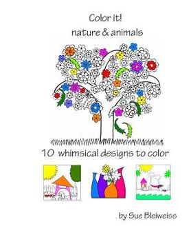portada Color it! nature & animals (en Inglés)