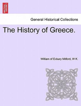 portada the history of greece. (en Inglés)