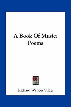 portada a book of music: poems (en Inglés)