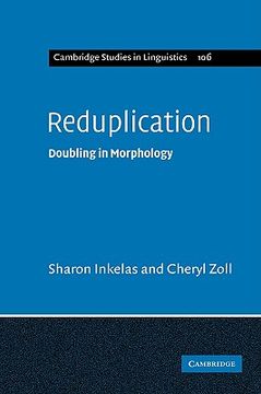portada Reduplication Hardback: Doubling in Morphology (Cambridge Studies in Linguistics) (in English)