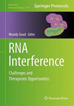 portada RNA Interference: Challenges and Therapeutic Opportunities (Methods in Molecular Biology)