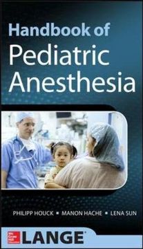 portada Handbook of Pediatric Anesthesia (Lange Medical Books) (en Inglés)