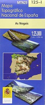 portada (125-i).mapa topografico as nogais (1:25.000) (in Spanish)