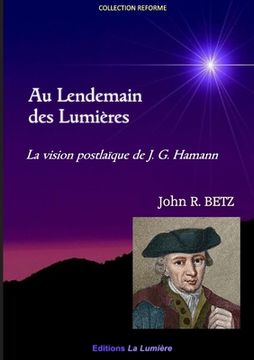 portada Au Lendemain des Lumières (in French)