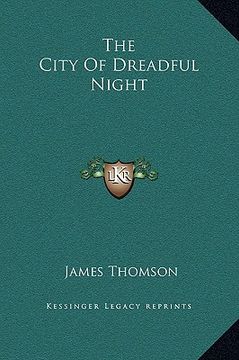 portada the city of dreadful night (en Inglés)