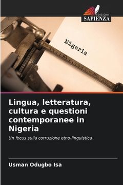 portada Lingua, letteratura, cultura e questioni contemporanee in Nigeria (en Italiano)