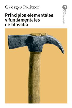 portada Principios elementales y fundamentales de filosofía