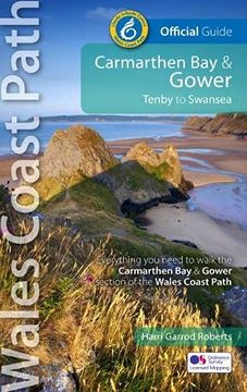 portada Carmarthen bay & Gower: Tenby to Swansea (Official Guide - Wales Coast Path) (en Inglés)