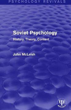 portada Soviet Psychology: History, Theory, Content (en Inglés)