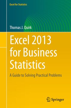 portada Excel 2013 for Business Statistics: A Guide to Solving Practical Business Problems (in English)