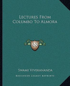 portada lectures from columbo to almora (en Inglés)