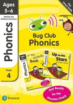 portada Phonics - Learn at Home Pack 4 (Bug Club), Phonics Sets 10-12 for Ages 5-6 (Six Stories + Parent Guide + Activity Book) (en Inglés)